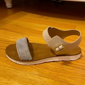 Steve Madden rhinestone sandals NIB